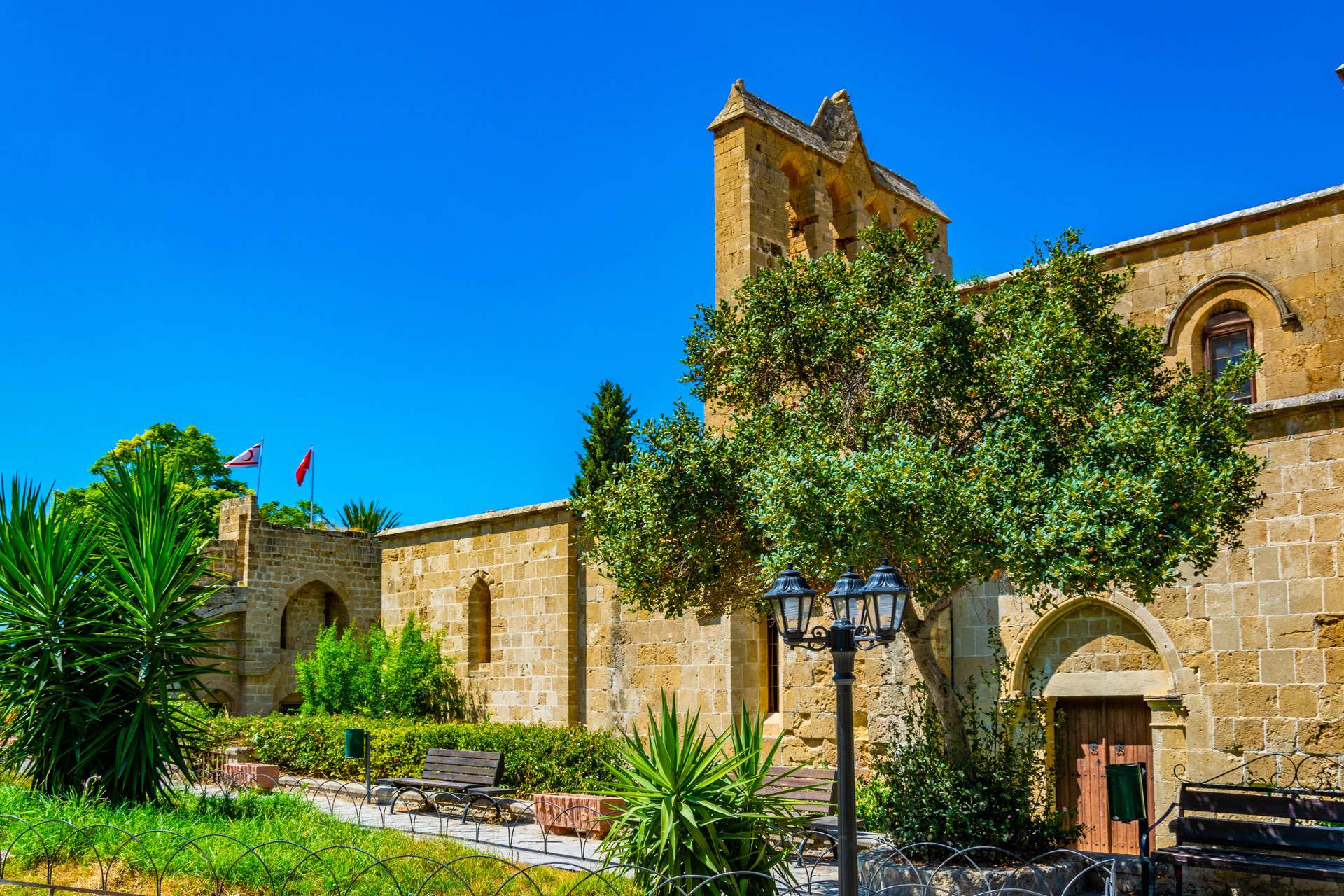 Bellapais abbey at Beylerbeyi village